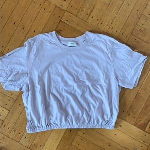 Boxy Cropped Tee from Aritzia (wilfred)